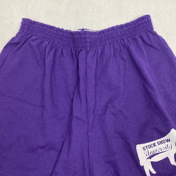 NEW Sullivan Supply Stock Show U University Purple Athletic Shorts Cheer - Picture 3 of 5